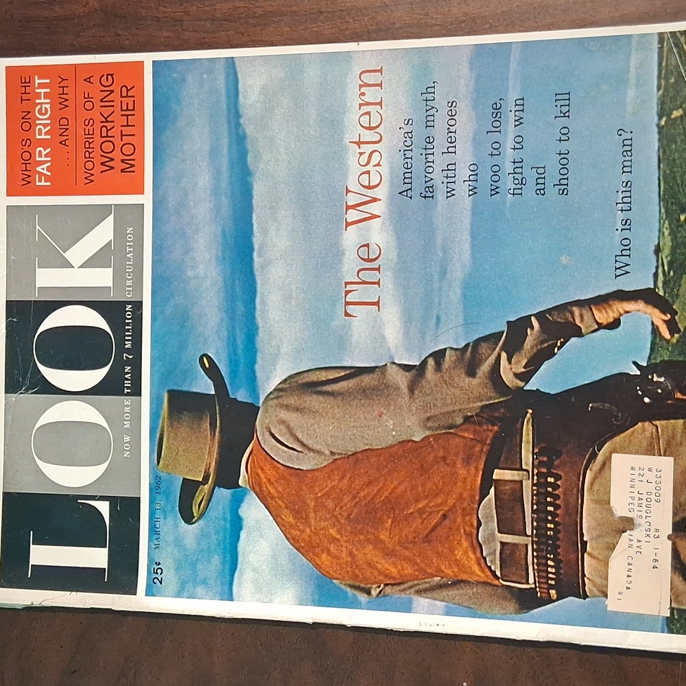 March 1962!   LOOK Magazine - Working Mothers, Far Right, The Western